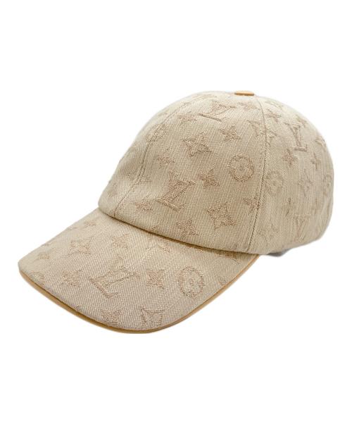 LOUIS VUITTON（ルイ ヴィトン）LOUIS VUITTON (ルイ ヴィトン) モノグラムキャンバス ビーマイキャップ ベージュ サイズ:Lの古着・服飾アイテム