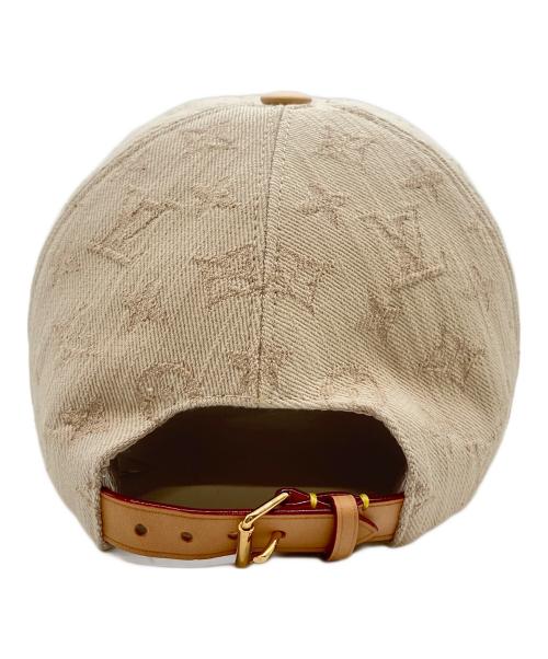 LOUIS VUITTON（ルイ ヴィトン）LOUIS VUITTON (ルイ ヴィトン) モノグラムキャンバス ビーマイキャップ ベージュ サイズ:Lの古着・服飾アイテム