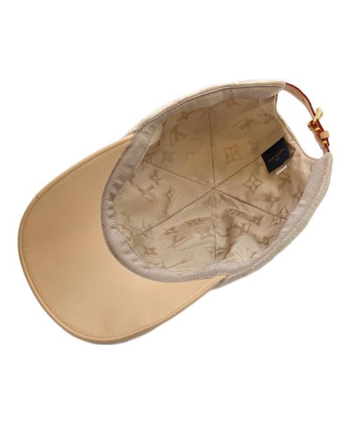 LOUIS VUITTON（ルイ ヴィトン）LOUIS VUITTON (ルイ ヴィトン) モノグラムキャンバス ビーマイキャップ ベージュ サイズ:Lの古着・服飾アイテム