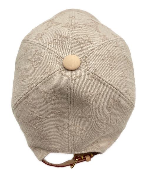 LOUIS VUITTON（ルイ ヴィトン）LOUIS VUITTON (ルイ ヴィトン) モノグラムキャンバス ビーマイキャップ ベージュ サイズ:Lの古着・服飾アイテム