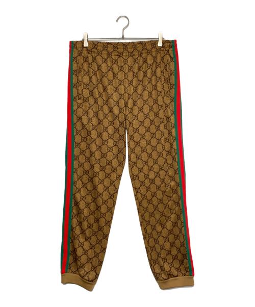 GUCCI（グッチ）GUCCI (グッチ) GGテクニカルジャージージョギングパンツ ベージュ サイズ:XLの古着・服飾アイテム