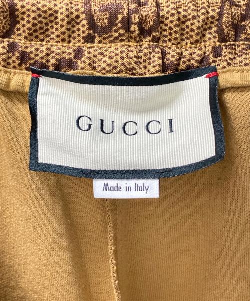 GUCCI（グッチ）GUCCI (グッチ) GGテクニカルジャージージョギングパンツ ベージュ サイズ:XLの古着・服飾アイテム