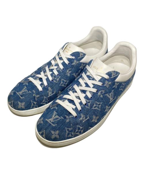 LOUIS VUITTON（ルイ ヴィトン）LOUIS VUITTON (ルイ ヴィトン) ルクセンブルク ライン デニムスニーカー インディゴ サイズ:7の古着・服飾アイテム