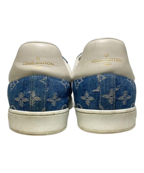 LOUIS VUITTON（ルイ ヴィトン）LOUIS VUITTON (ルイ ヴィトン) ルクセンブルク ライン デニムスニーカー インディゴ サイズ:7の古着・服飾アイテム