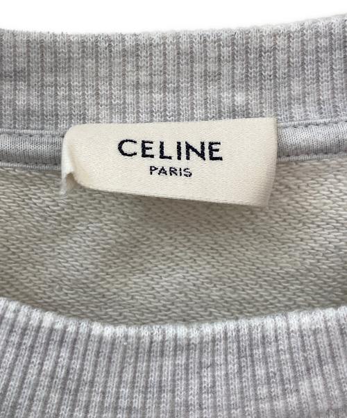 CELINE（セリーヌ）CELINE (セリーヌ) クロップドスウェット グレー サイズ:Sの古着・服飾アイテム
