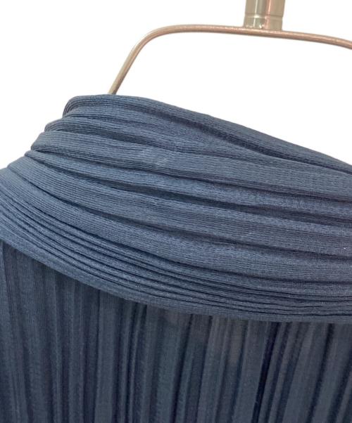 PLEATS PLEASE（プリーツプリーズ）PLEATS PLEASE (プリーツプリーズ) プリーツシャツ ネイビー サイズ:3の古着・服飾アイテム