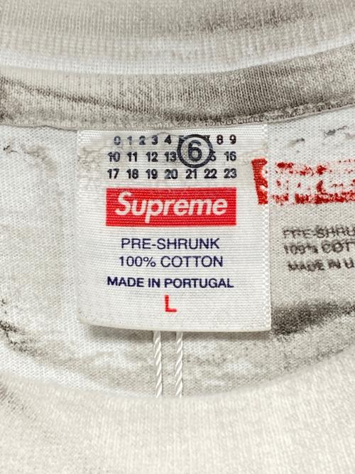 SUPREME（シュプリーム）SUPREME (シュプリーム) MM6 Maison Margiela (エムエムシックスメゾンマルジェラ) Box Logo Tee ホワイト サイズ:Lの古着・服飾アイテム