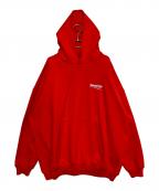 BALENCIAGAバレンシアガ）の古着「キャンペーンロゴパーカー」｜レッド