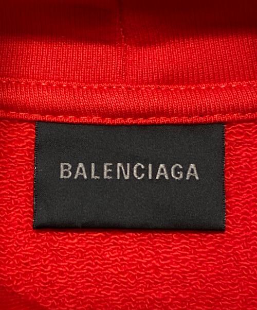 BALENCIAGA（バレンシアガ）BALENCIAGA (バレンシアガ) キャンペーンロゴパーカー レッド サイズ:Sの古着・服飾アイテム