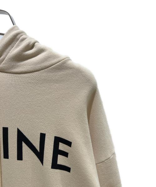 CELINE（セリーヌ）CELINE (セリーヌ) ロゴパーカー ベージュ サイズ:Sの古着・服飾アイテム