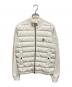 MONCLER（モンクレール）の古着「Knit-Panel Down Jacket/ニット切替ダウンジャケット」｜ホワイト