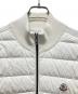 中古・古着 MONCLER (モンクレール) Knit-Panel Down Jacket/ニット切替ダウンジャケット ホワイト サイズ:M：85000円