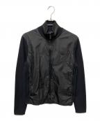 MONCLERモンクレール）の古着「CARDIGAN TRICOT/ニット切替ダウンジャケット」｜ブラック