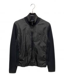 MONCLER（モンクレール）の古着「CARDIGAN TRICOT/ニット切替ダウンジャケット」｜ブラック