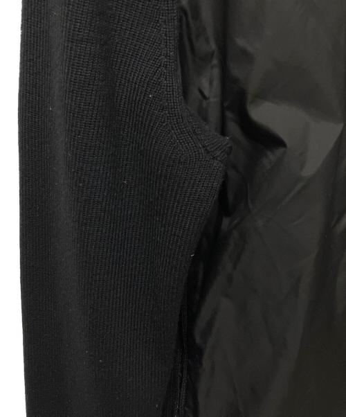 MONCLER（モンクレール）MONCLER (モンクレール) CARDIGAN TRICOT/ニット切替ダウンジャケット ブラック サイズ:Sの古着・服飾アイテム