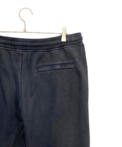 STONE ISLAND（ストーンアイランド）STONE ISLAND (ストーンアイランド) コットンスウェットシャーリングテーパードパンツ ブラック サイズ:XLの古着・服飾アイテム