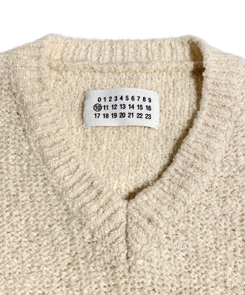 Maison Margiela（メゾンマルジェラ）Maison Margiela (メゾンマルジェラ) ウールニット ベージュ サイズ:Mの古着・服飾アイテム