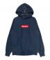 Supreme（シュプリーム）の古着「Box Logo Hooded Sweatshirt」｜ネイビー