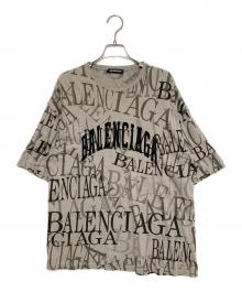 BALENCIAGA（バレンシアガ）の古着「ロゴTシャツ」｜グレー