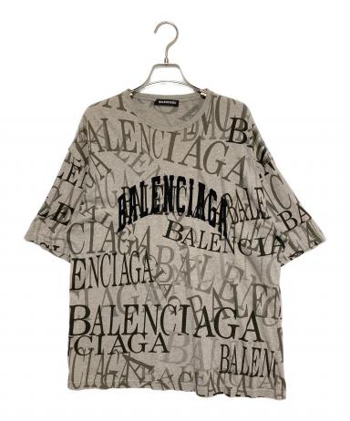 中古・古着通販】BALENCIAGA (バレンシアガ) ロゴTシャツ グレー