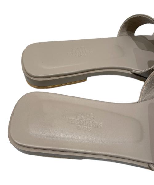 HERMES（エルメス）HERMES (エルメス) オランサンダル エトゥープ サイズ:37の古着・服飾アイテム