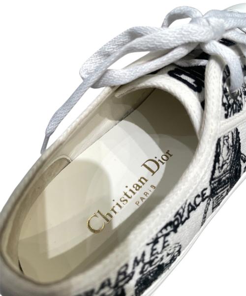Christian Dior（クリスチャン ディオール）Christian Dior (クリスチャン ディオール) Walk'n'Diorプラットフォームスニーカー ホワイト サイズ:37の古着・服飾アイテム