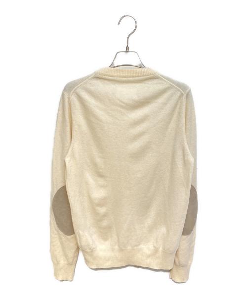 Maison Margiela（メゾンマルジェラ）Maison Margiela (メゾンマルジェラ) エルボーパッチニット ベージュ サイズ:Sの古着・服飾アイテム