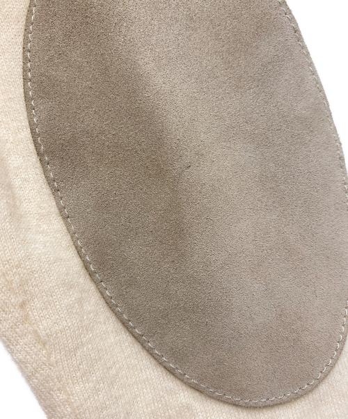 Maison Margiela（メゾンマルジェラ）Maison Margiela (メゾンマルジェラ) エルボーパッチニット ベージュ サイズ:Sの古着・服飾アイテム