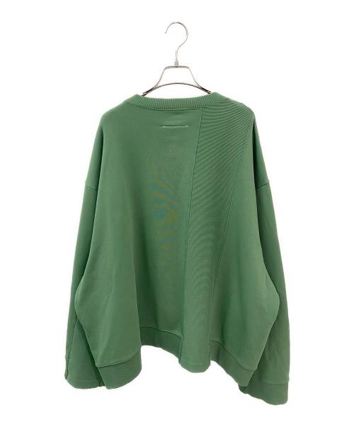 MM6 Maison Margiela（エムエムシックスメゾンマルジェラ）MM6 Maison Margiela (エムエムシックスメゾンマルジェラ) バンド スウェットシャツ グリーン サイズ:Mの古着・服飾アイテム