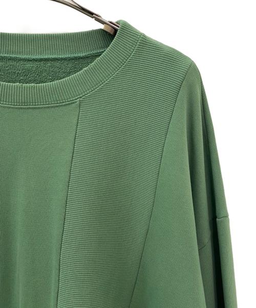 MM6 Maison Margiela（エムエムシックスメゾンマルジェラ）MM6 Maison Margiela (エムエムシックスメゾンマルジェラ) バンド スウェットシャツ グリーン サイズ:Mの古着・服飾アイテム
