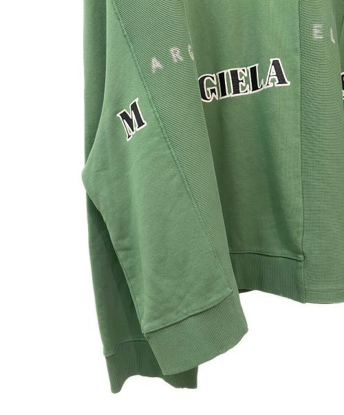 MM6 Maison Margiela（エムエムシックスメゾンマルジェラ）MM6 Maison Margiela (エムエムシックスメゾンマルジェラ) バンド スウェットシャツ グリーン サイズ:Mの古着・服飾アイテム