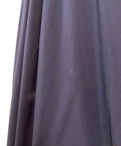 MIU MIU（ミュウミュウ）MIU MIU (ミュウミュウ) ロゴベルトシルクワンピース ネイビー サイズ:40の古着・服飾アイテム