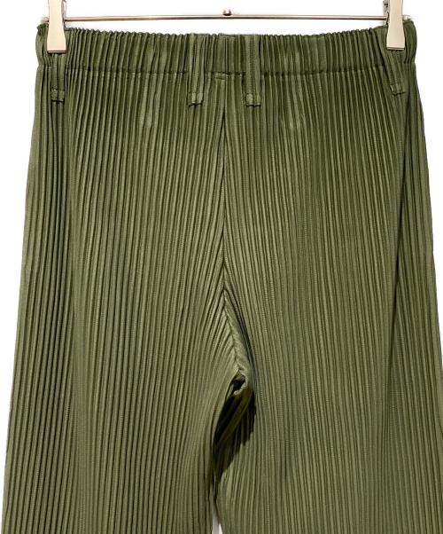 HOMME PLISSE ISSEY MIYAKE（オム プリッセ イッセイ ミヤケ）HOMME PLISSE ISSEY MIYAKE (オム プリッセ イッセイ ミヤケ) プリーツパンツ グリーン サイズ:1の古着・服飾アイテム