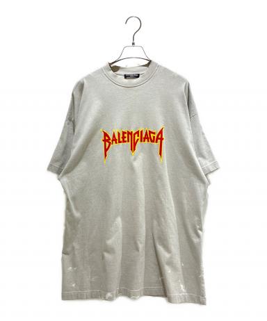 BALENCIAGA ダメージ加工Tシャツ 中古・古着通販】BALENCIAGA (バレンシアガ) ダメージ加工Tシャツ