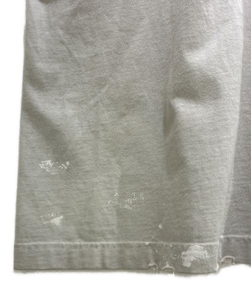 BALENCIAGA（バレンシアガ）BALENCIAGA (バレンシアガ) ダメージ加工Tシャツ グレー サイズ:Lの古着・服飾アイテム