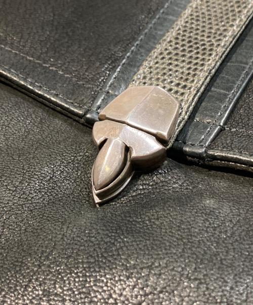 CHROME HEARTS（クロムハーツ）CHROME HEARTS (クロムハーツ) クラッチバッグ ブラックの古着・服飾アイテム