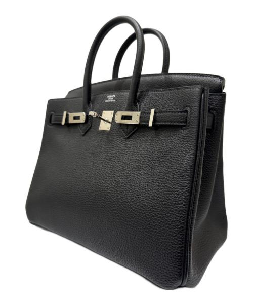 HERMES（エルメス）HERMES (エルメス) バーキン25/ブラック/トゴ/T刻印:2015年/シルバー金具 ブラック サイズ:25の古着・服飾アイテム