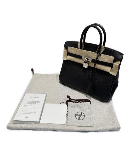 HERMES（エルメス）HERMES (エルメス) バーキン25/ブラック/トゴ/T刻印:2015年/シルバー金具 ブラック サイズ:25の古着・服飾アイテム