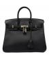 HERMES（エルメス）の古着「バーキン25/ブラック/トゴ/T刻印:2015年/シルバー金具」｜ブラック