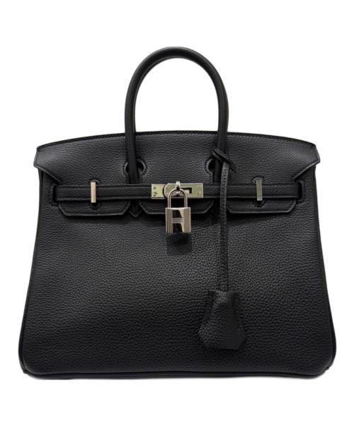 HERMES（エルメス）HERMES (エルメス) バーキン 25 ブラック T刻印:2015年 シルバー金具 ブラック サイズ:25の古着・服飾アイテム