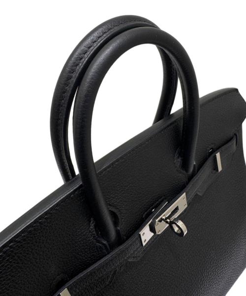 HERMES（エルメス）HERMES (エルメス) バーキン 25 ブラック T刻印:2015年 シルバー金具 ブラック サイズ:25の古着・服飾アイテム
