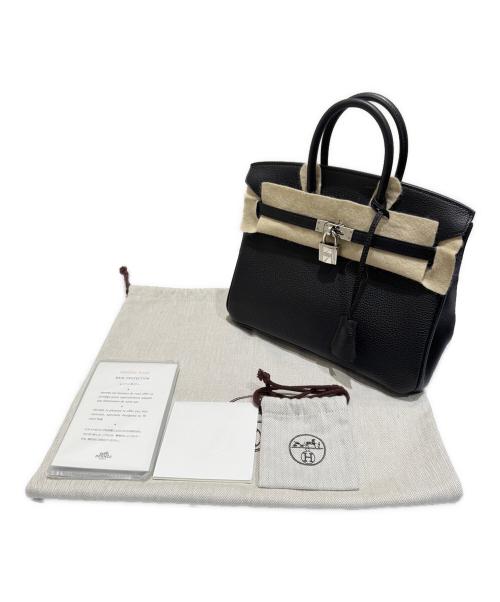 HERMES（エルメス）HERMES (エルメス) バーキン 25 ブラック T刻印:2015年 シルバー金具 ブラック サイズ:25の古着・服飾アイテム