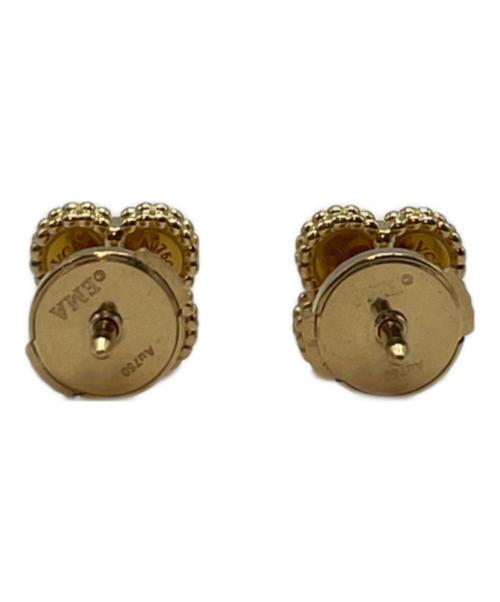 VAN CLEEF & ARPELS（ヴァンクリーフ＆アーペル）VAN CLEEF & ARPELS (ヴァンクリーフ＆アーペル) スウィートアルハンブラオニキスピアスの古着・服飾アイテム