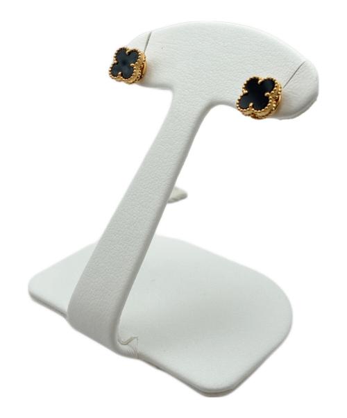 VAN CLEEF & ARPELS（ヴァンクリーフ＆アーペル）VAN CLEEF & ARPELS (ヴァンクリーフ＆アーペル) Sweet Alhambra Earring スウィートアルハンブラオニキスピアス サイズ:スウィートの古着・服飾アイテム