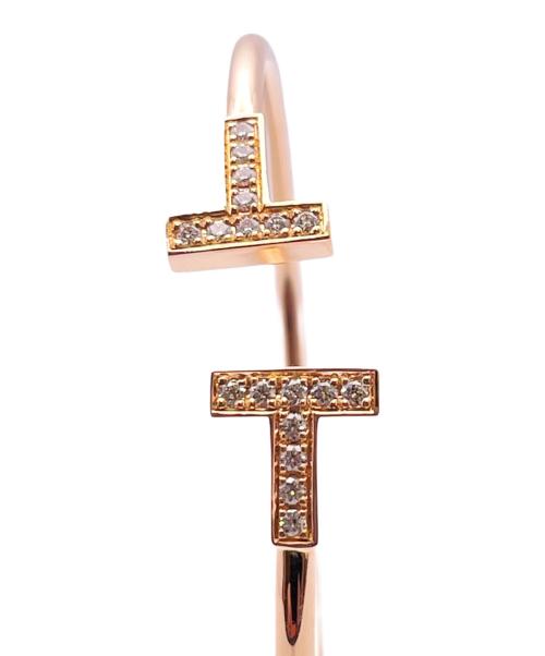 TIFFANY & Co.（ティファニー）TIFFANY & Co. (ティファニー) Tワイヤーダイヤブレスレット サイズ:約14cmの古着・服飾アイテム