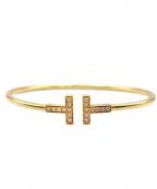 TIFFANY & Co.ティファニー）の古着「T Wire Diamond Bracelet M ティファニーT ワイヤー ダイヤ ブレスレット」