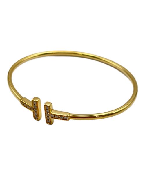 TIFFANY & Co.（ティファニー）TIFFANY & Co. (ティファニー) T Wire Diamond Bracelet M ティファニーT ワイヤー ダイヤ ブレスレット サイズ:M/16.0cmの古着・服飾アイテム