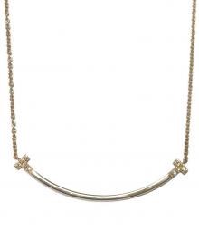 TIFFANY & Co.（ティファニー アンド コー）の古着「Tスマイルスモールダイヤネックレス」