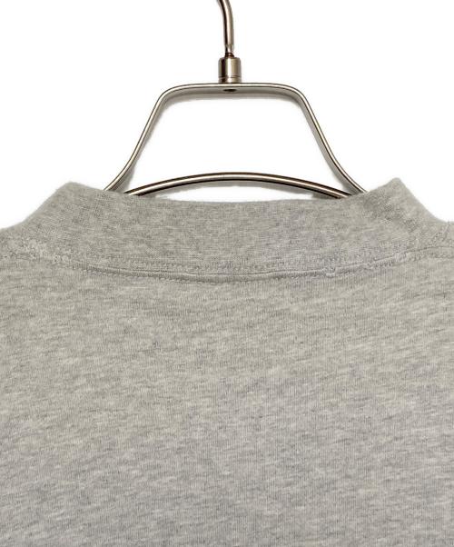 BALENCIAGA（バレンシアガ）BALENCIAGA (バレンシアガ) ダメージ加工ロゴTシャツ グレー サイズ:Sの古着・服飾アイテム