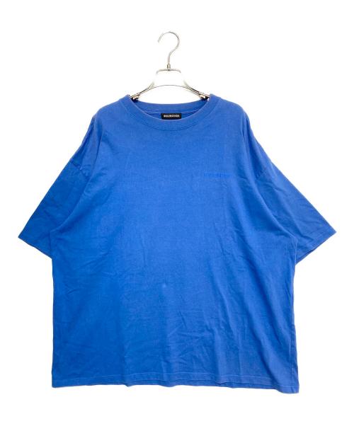 BALENCIAGA（バレンシアガ）BALENCIAGA (バレンシアガ) ロゴTシャツ ブルー サイズ:Sの古着・服飾アイテム